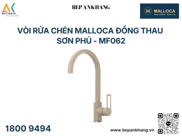Vòi rửa chén Malloca đồng thau sơn phủ - MF062